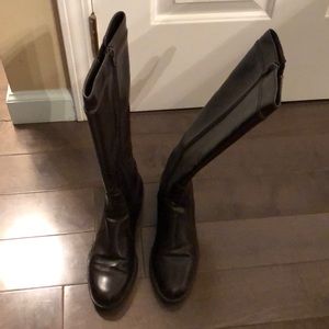 Genuine leather riding boots